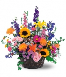 Seasonal Flower Basket