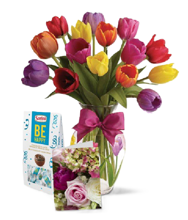 Fifteen Tulips Combo